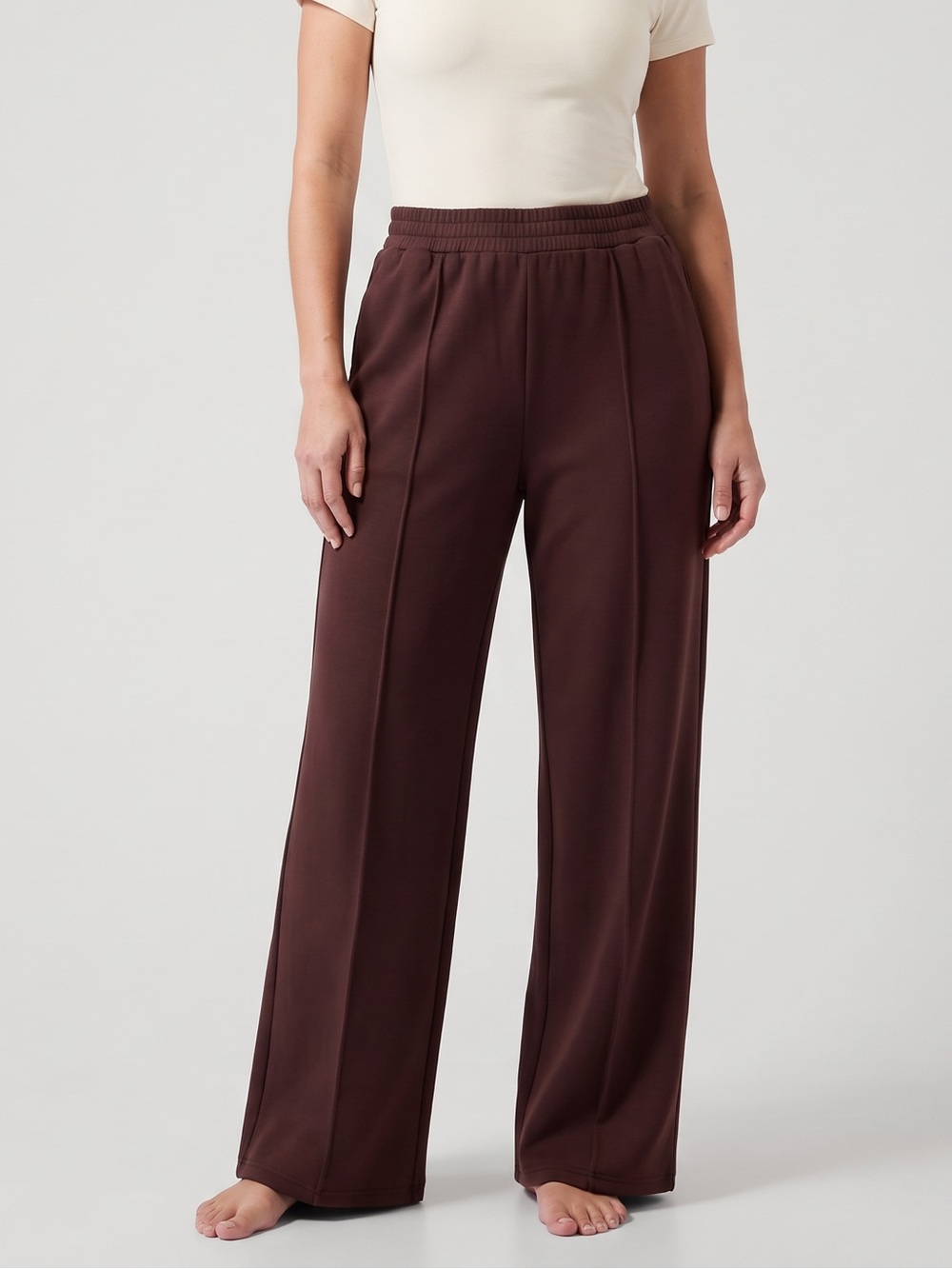 NWT Commense Elegant Brown Women's Track/Dress Pants - Medium